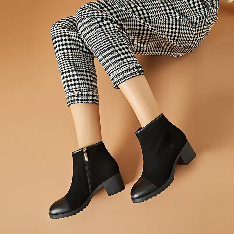 DG Ankle Boots Women's Umber/Black-2