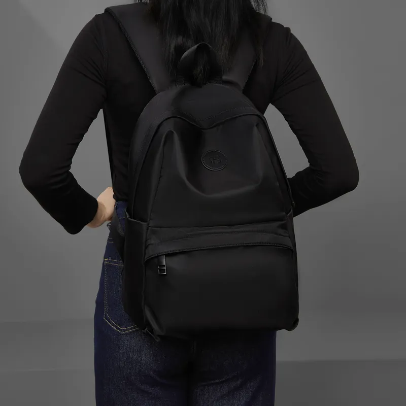 Safiya Fabric, Synthetic Leather Backpack Large Size Unisex Multicolor-4