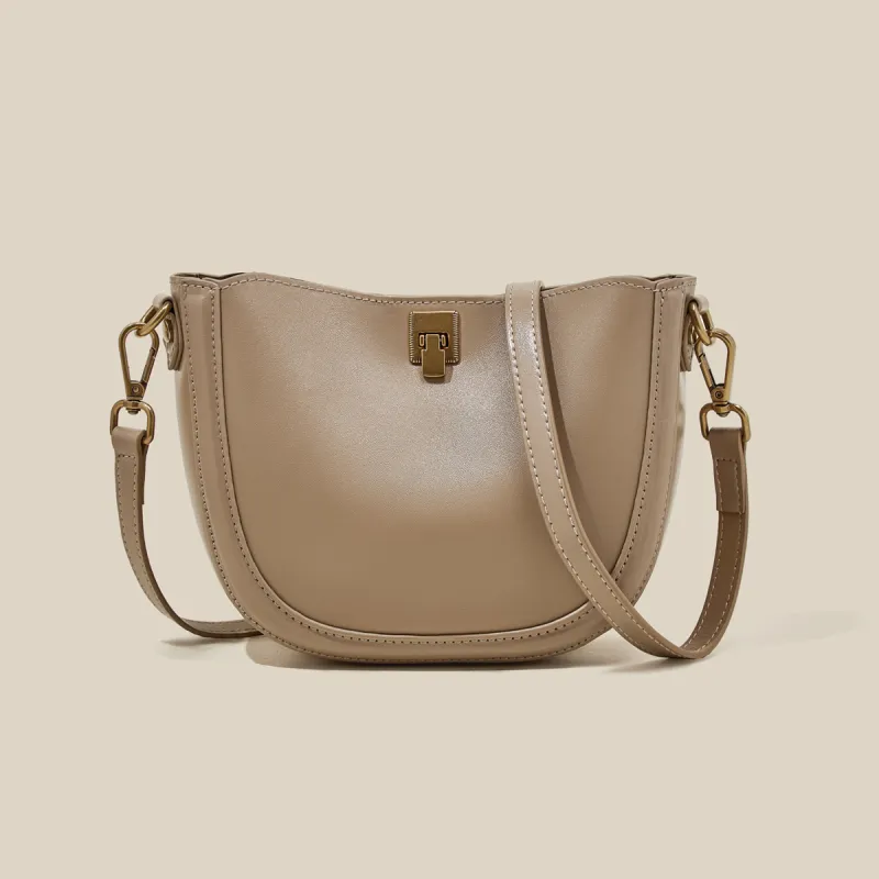 Safiya Cow Leather Underarm Crossbody Bag, Shoulder Bag Regular Women's Multicolor-19