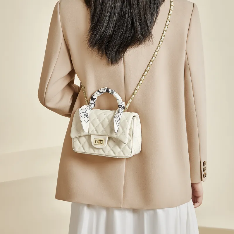 Safiya Synthetic Leather One Shoulder Handbag Women's Multicolor-2