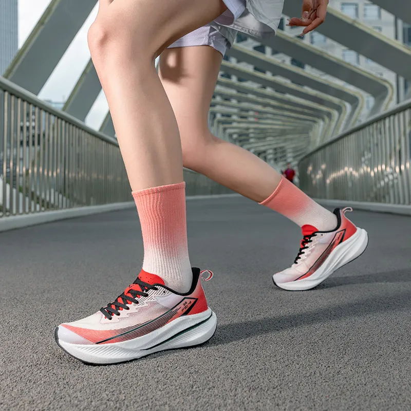 LPMX Rebound Lightweight Breathable Running Shoes Unisex Agate Red/Black-8