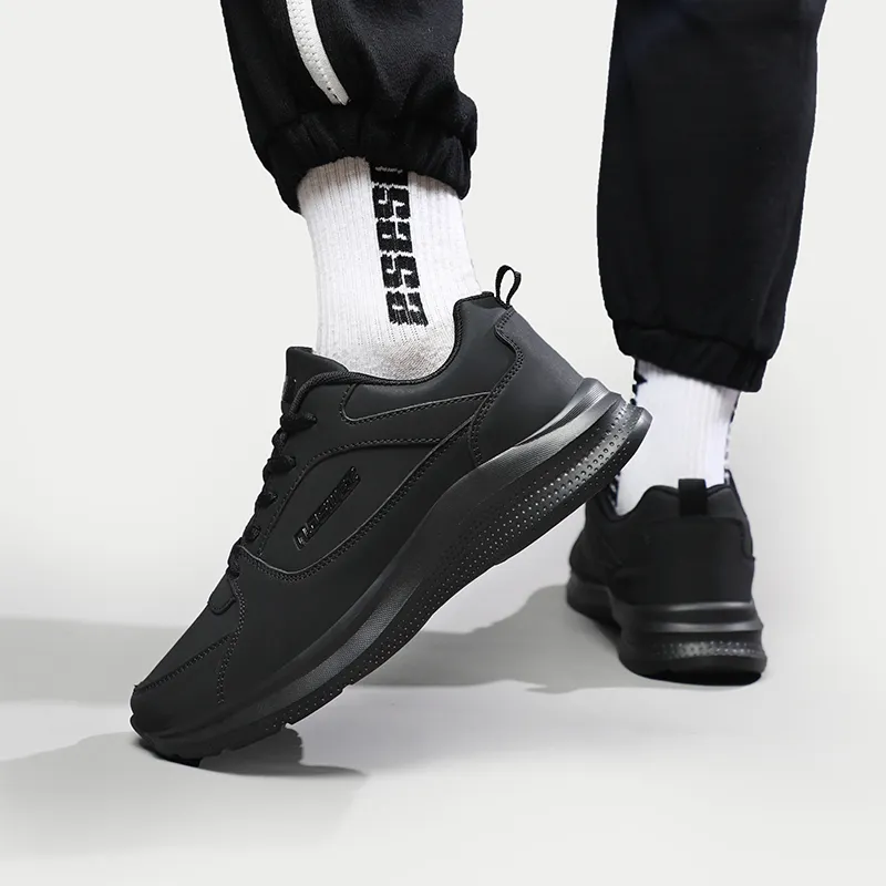 JSWEI Anti Slip And Wear Resistant Breathable Low Top Casual Running Shoes Men's-17