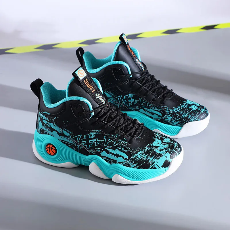 JSWEI Cushioned Slip Resistant Coverage Mid Top Basketball Shoes Women's-11