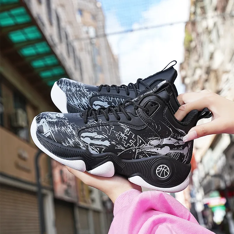 JSWEI Cushioned Slip Resistant Coverage Mid Top Basketball Shoes Women's-7