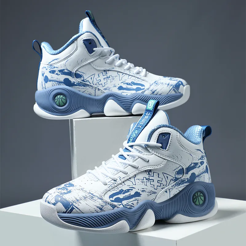 JSWEI Cushioned Slip Resistant Coverage Mid Top Basketball Shoes Women's-3