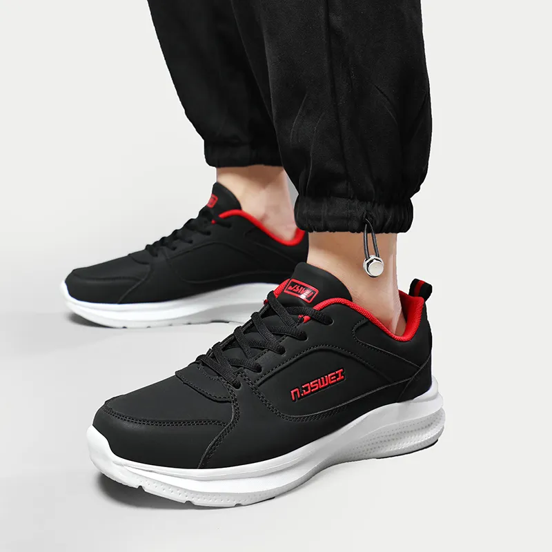 JSWEI Anti Slip And Wear Resistant Breathable Low Top Casual Running Shoes Men's-11