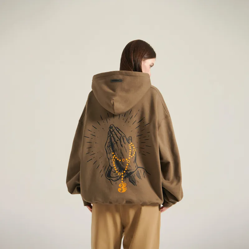 INNERSECT Fall And Winter Sweatshirt Unisex Khaki-5