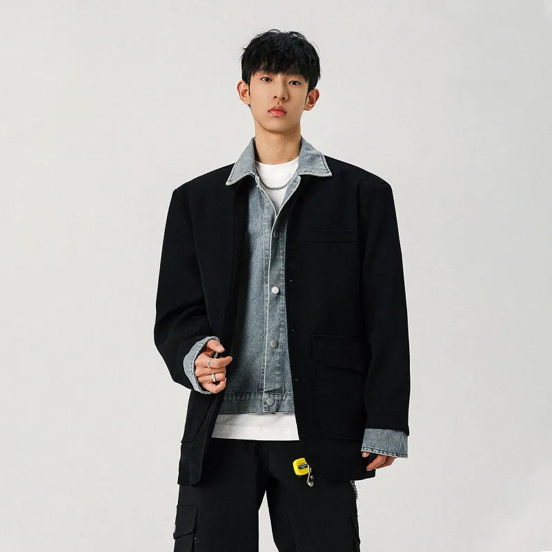 FORCEPULR Jackets Coats Men's Black-2