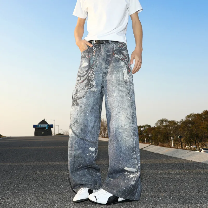 FORCEPULR Jeans Unisex Blue-5