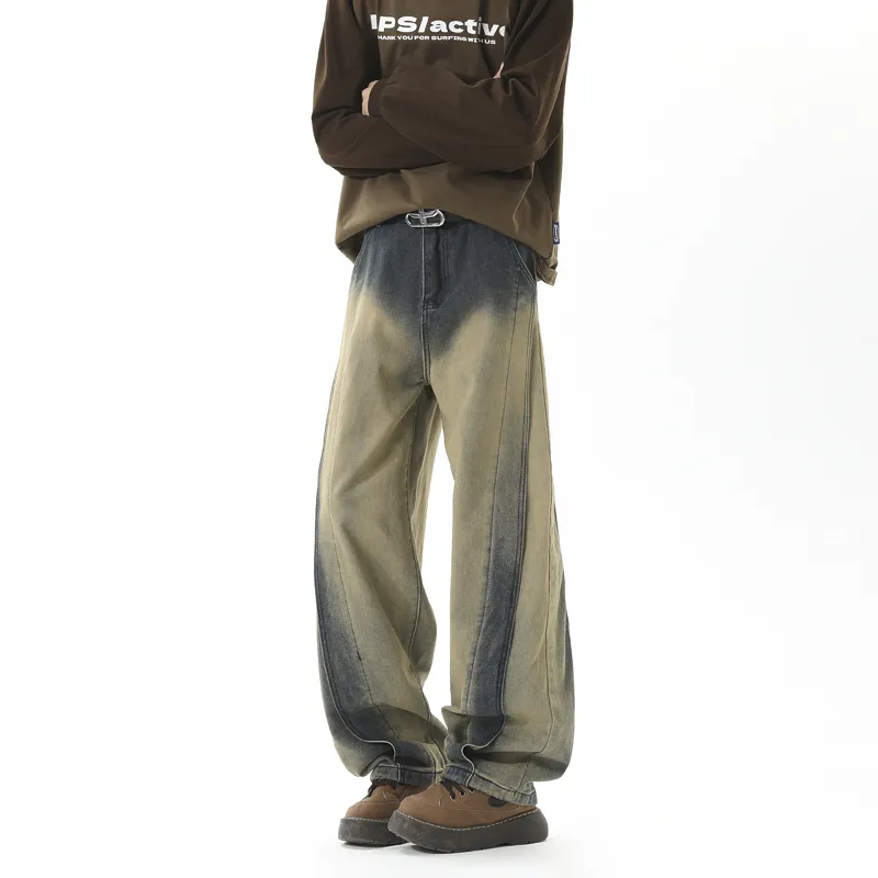 FORCEPULR Jeans Unisex Yellow Mud-2