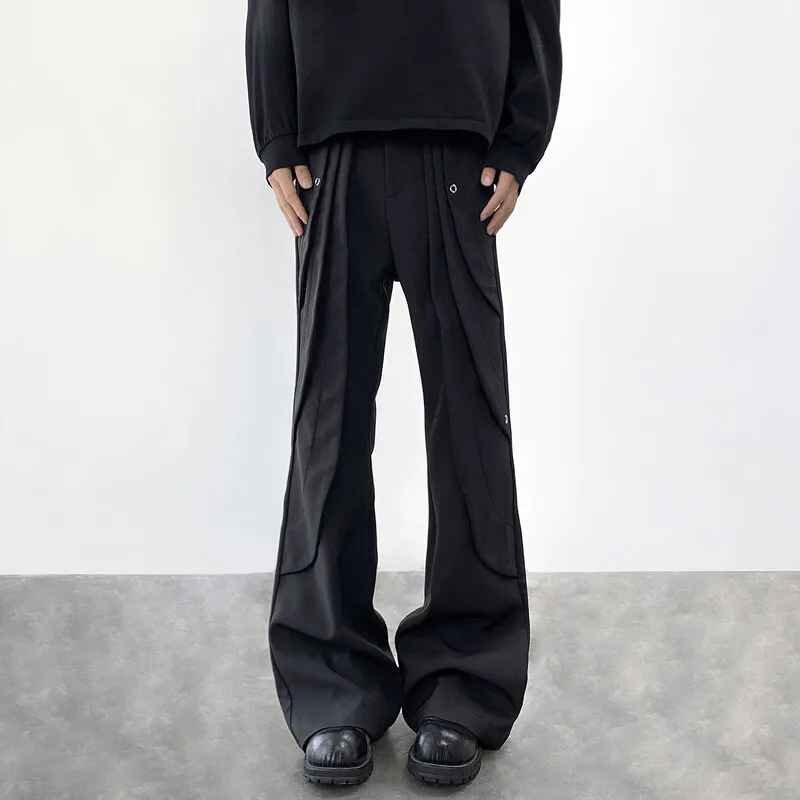FORCEPULR Casual Pants Unisex Black-3