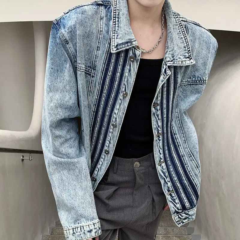 FORCEPULR Denim Jacket Unisex Blue-2