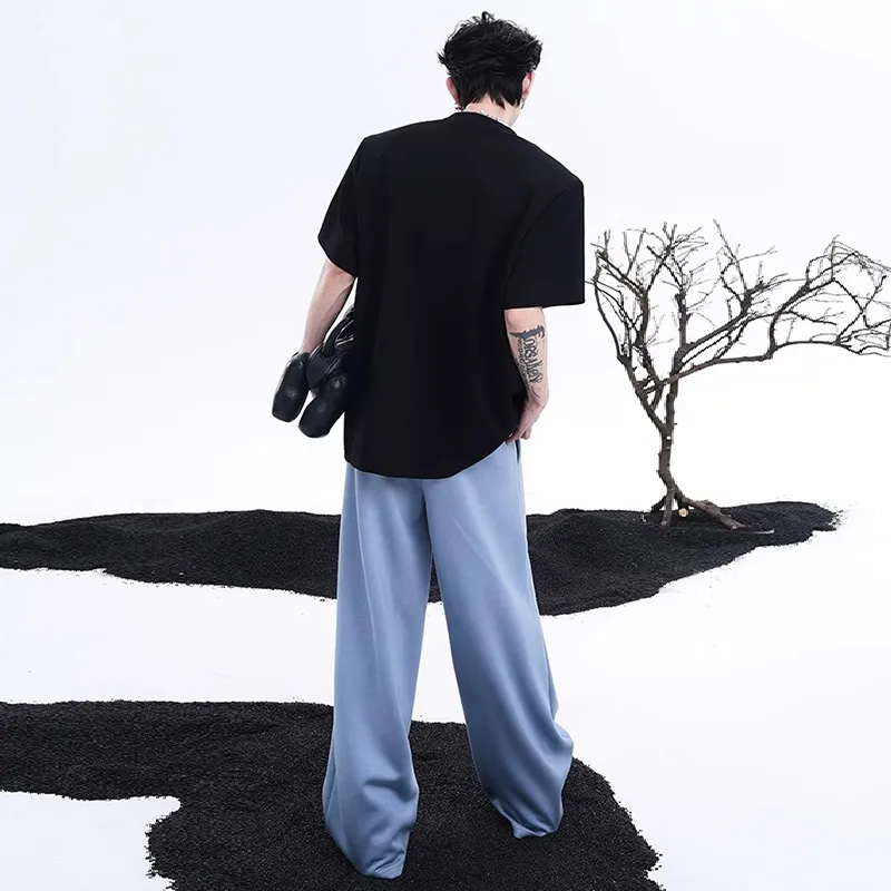 PAINT STAIN Fashion T Shirt Unisex Classic Black-6