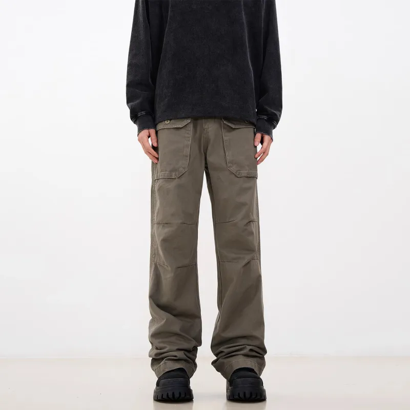 FORCEPULR Casual Pants Unisex Army Green-2