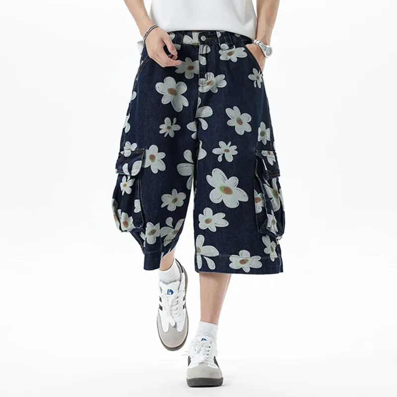 FORCEPULR Denim Shorts Unisex Blue-3