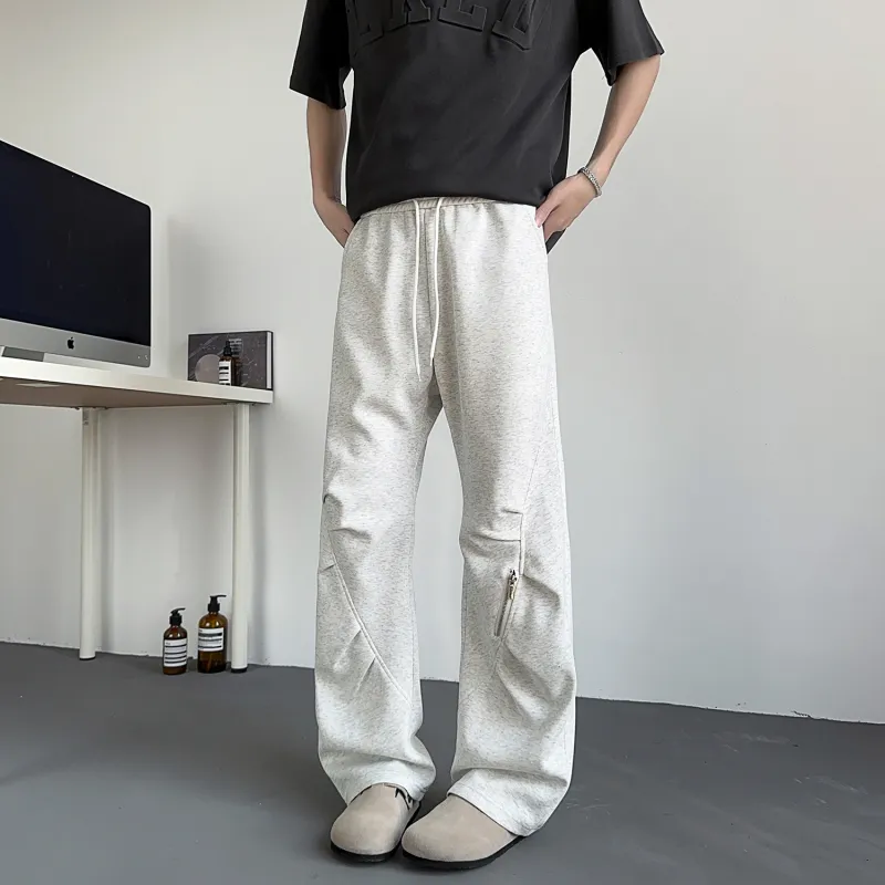 FORCEPULR Casual Pants Unisex Dark Red-7