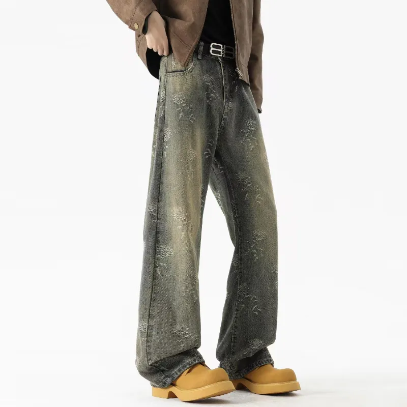 FORCEPULR Jeans Unisex Yellow Mud-6