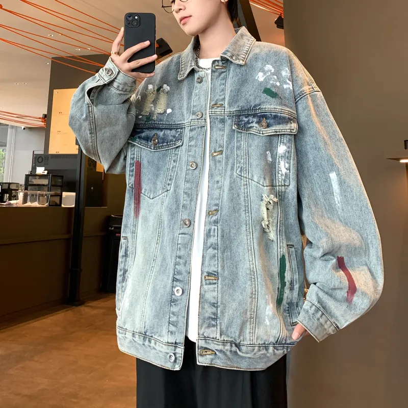 FORCEPULR Denim Jackets Unisex Blue-2