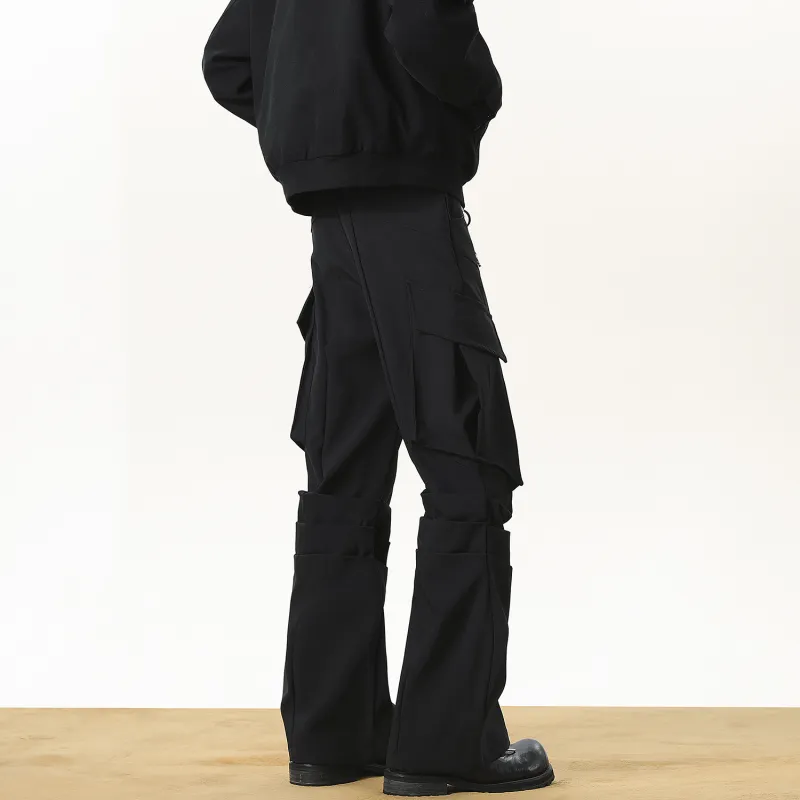 FORCEPULR Casual Pants Unisex Dark Green-2