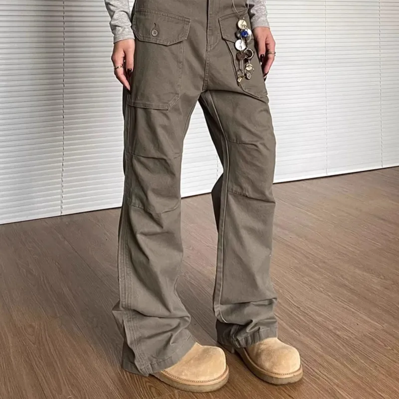 FORCEPULR Casual Pants Unisex Army Green-4