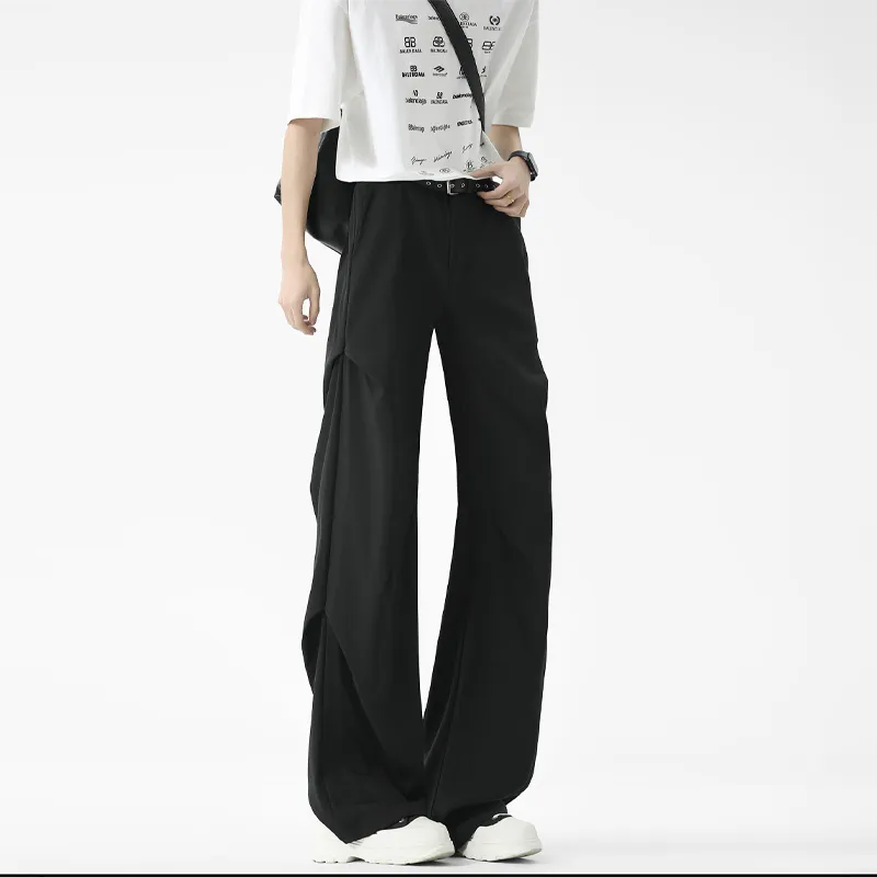 FORCEPULR Casual Pants Unisex Black-1