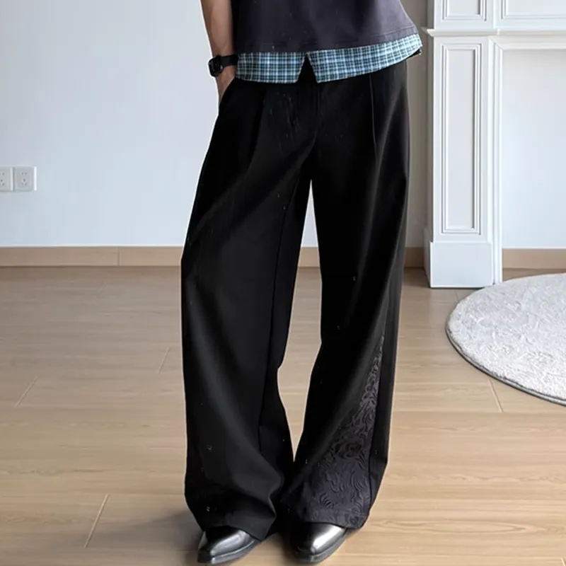 FORCEPULR Suit Trousers Unisex Black-2
