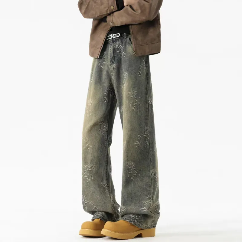 FORCEPULR Jeans Unisex Yellow Mud-2