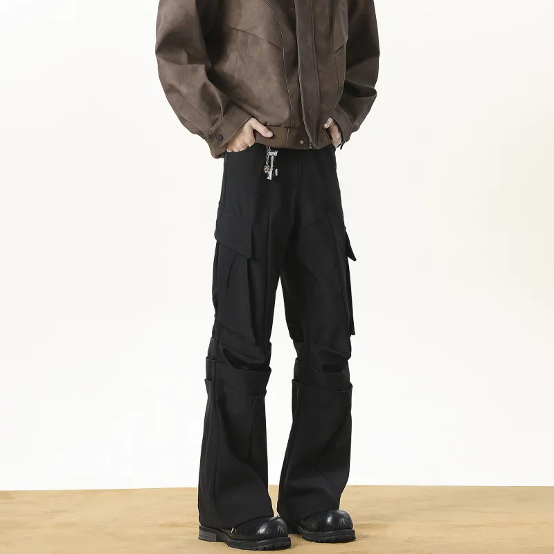 FORCEPULR Casual Pants Unisex Dark Green-4