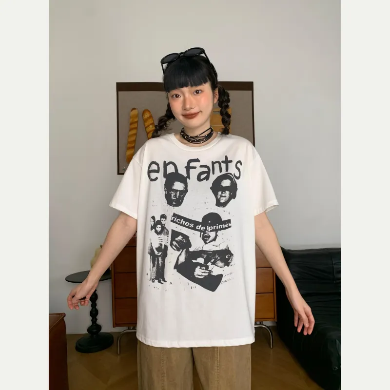 FORCEPULR T Shirts Unisex White Rebellious Boy-2