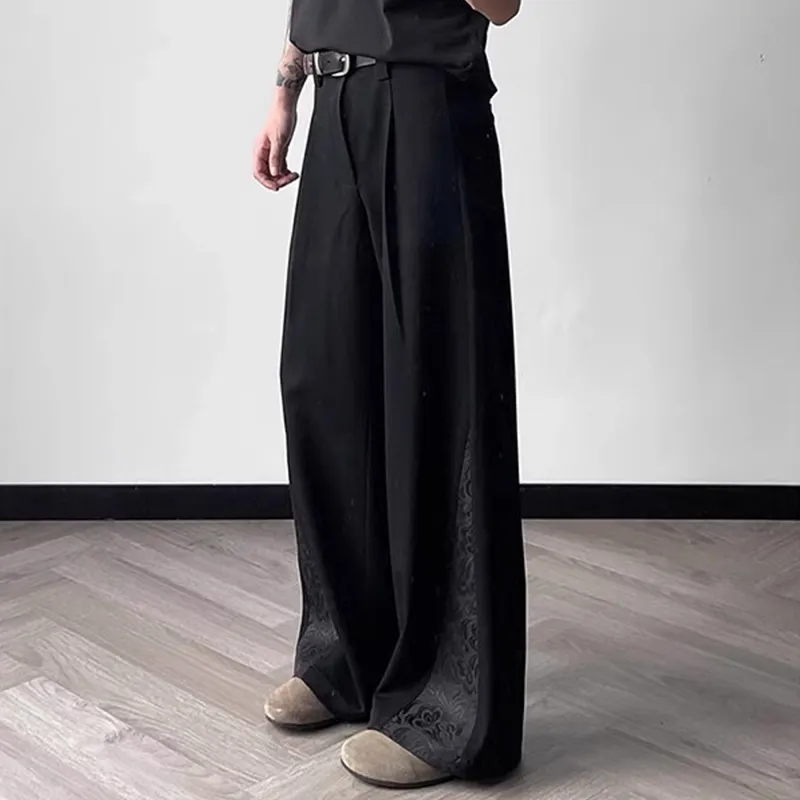 FORCEPULR Suit Trousers Unisex Black-4