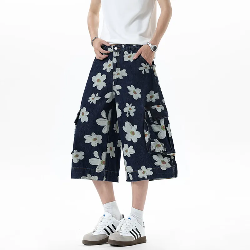 FORCEPULR Denim Shorts Unisex Blue-4