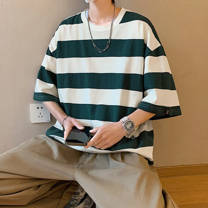 FORCEPULR T Shirts Unisex Stripes-3
