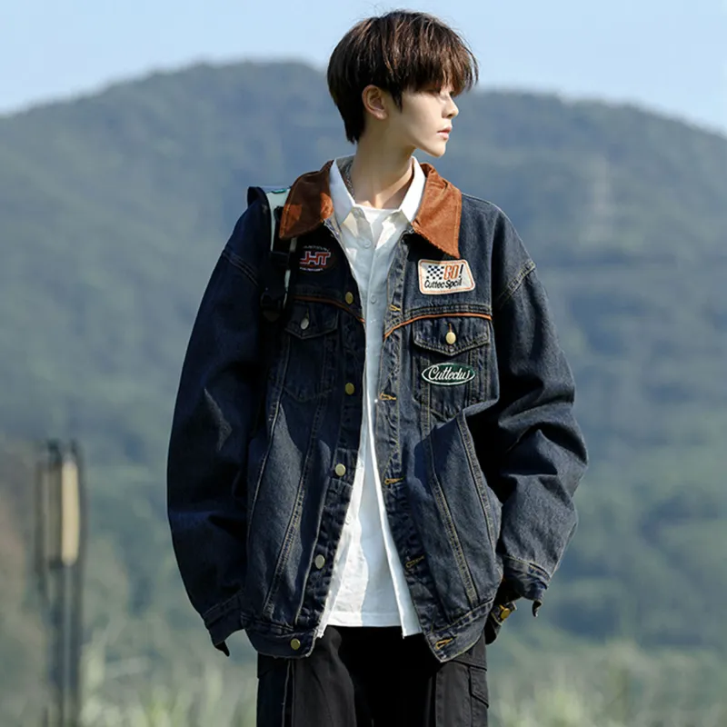 FORCEPULR Denim Jacket Unisex Blue-4