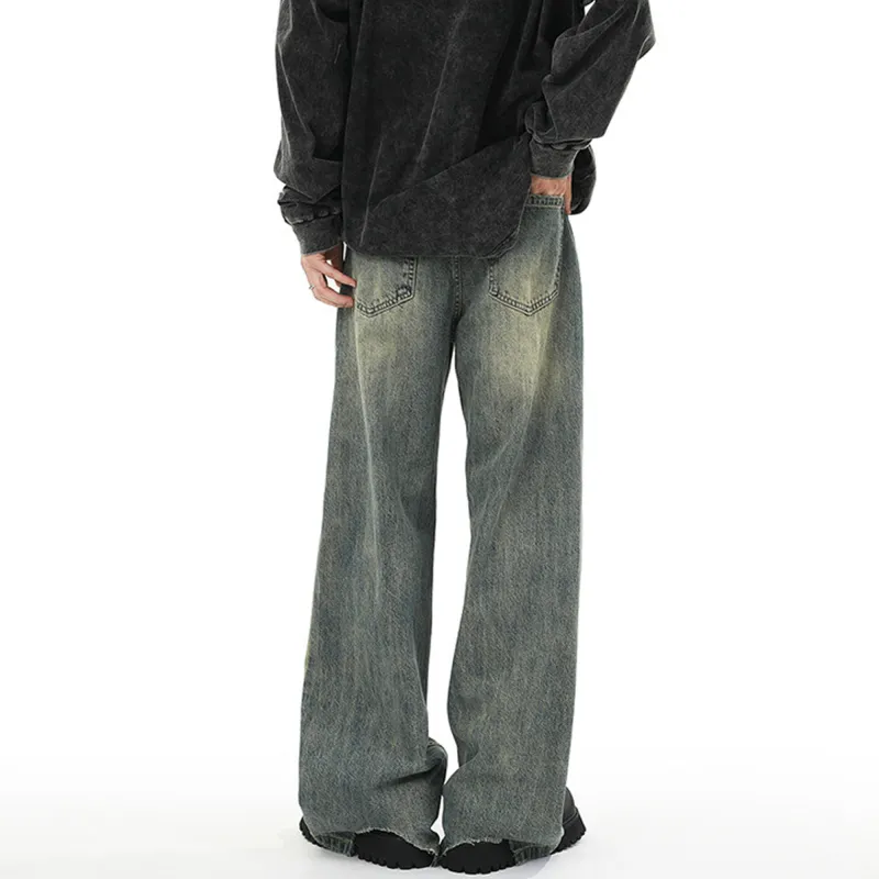 FORCEPULR Jeans Unisex Vintage Blue-1