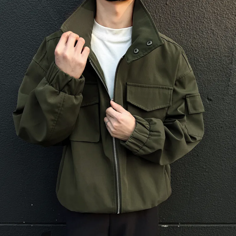 FORCEPULR Jackets Coats Unisex Pea Green-7