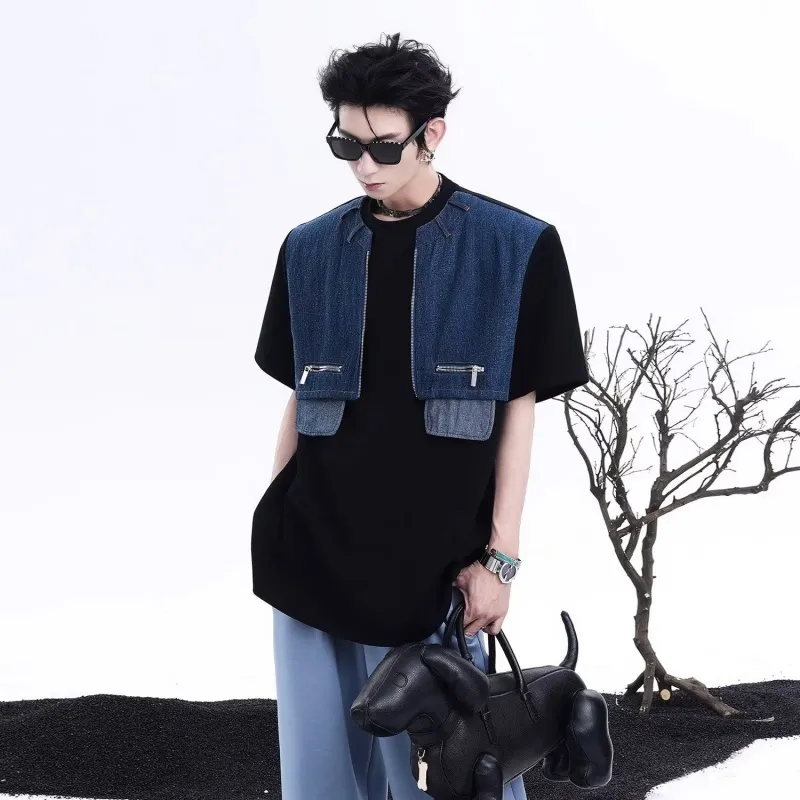 PAINT STAIN Fashion T Shirt Unisex Classic Black-1