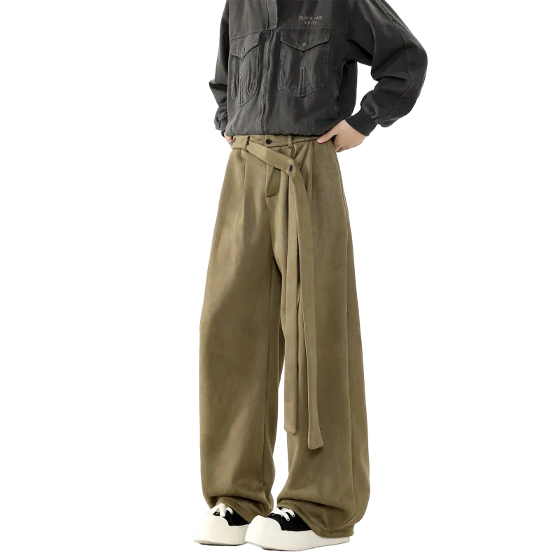 FORCEPULR Casual Pants Unisex Black-4
