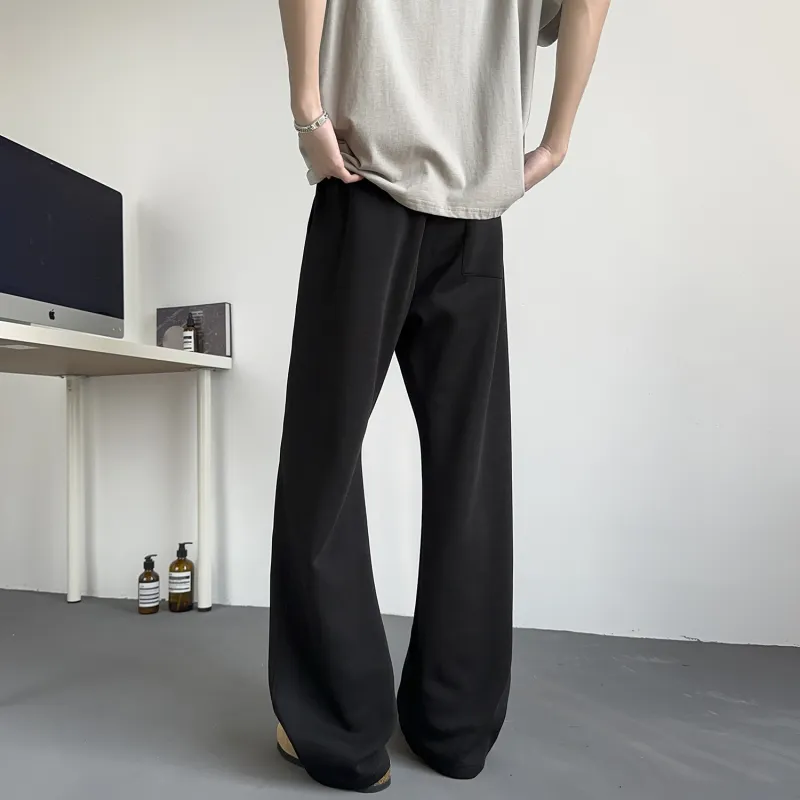 FORCEPULR Casual Pants Unisex Dark Red-3