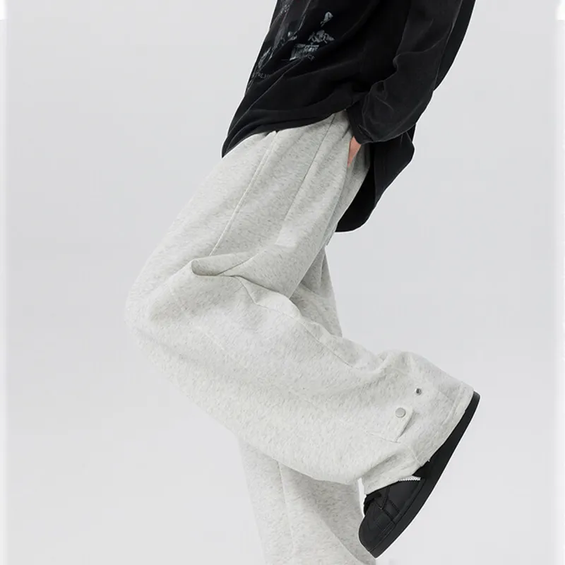 FORCEPULR Casual Pants Unisex Red-12