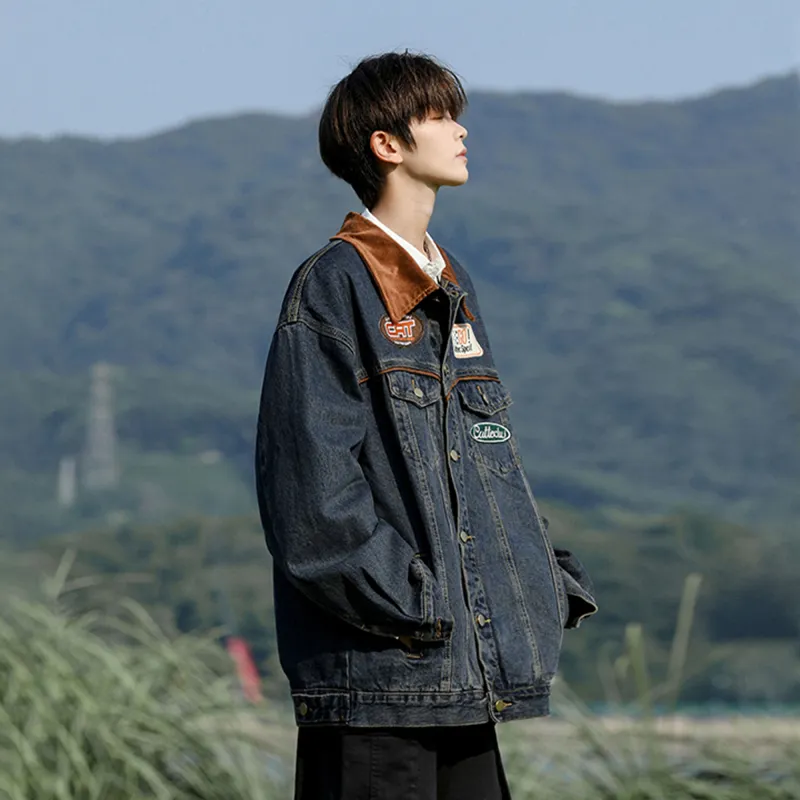 FORCEPULR Denim Jacket Unisex Blue-5