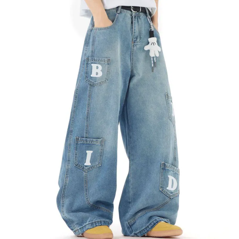FORCEPULR Jeans Unisex Blue-3