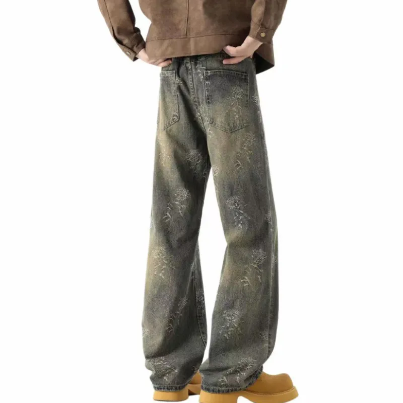 FORCEPULR Jeans Unisex Yellow Mud-5