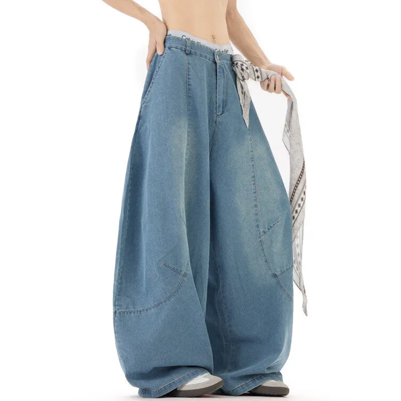 FORCEPULR Jeans Unisex Blue-4