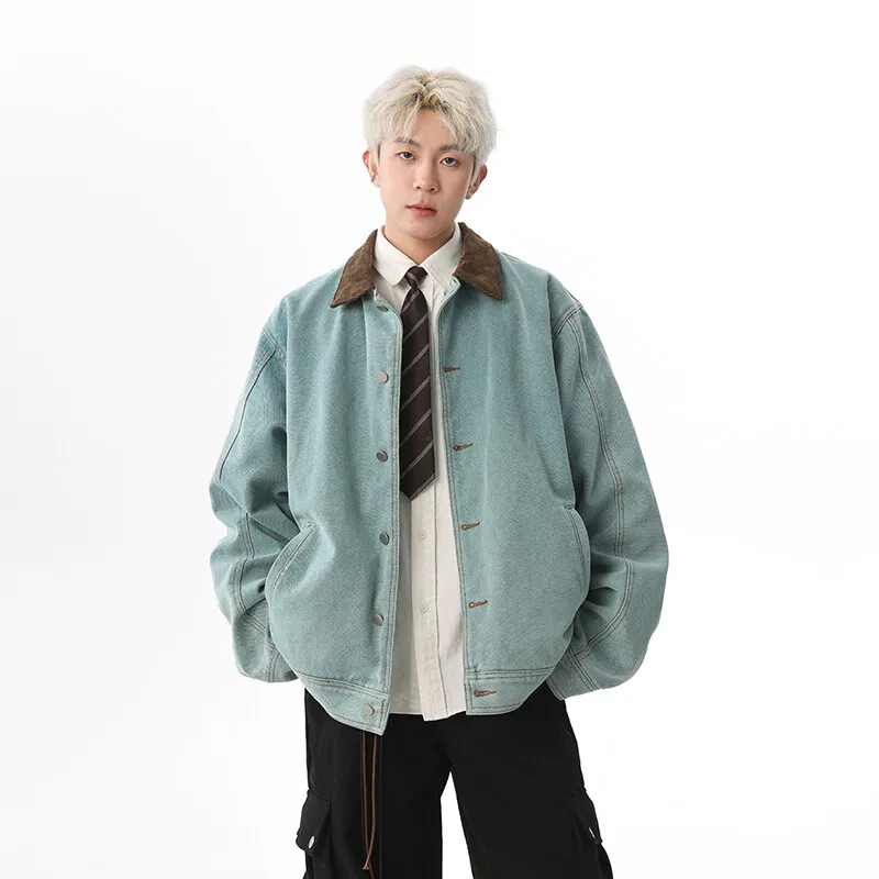 Jackets & Coats Unisex Blue Tone Clothing-4