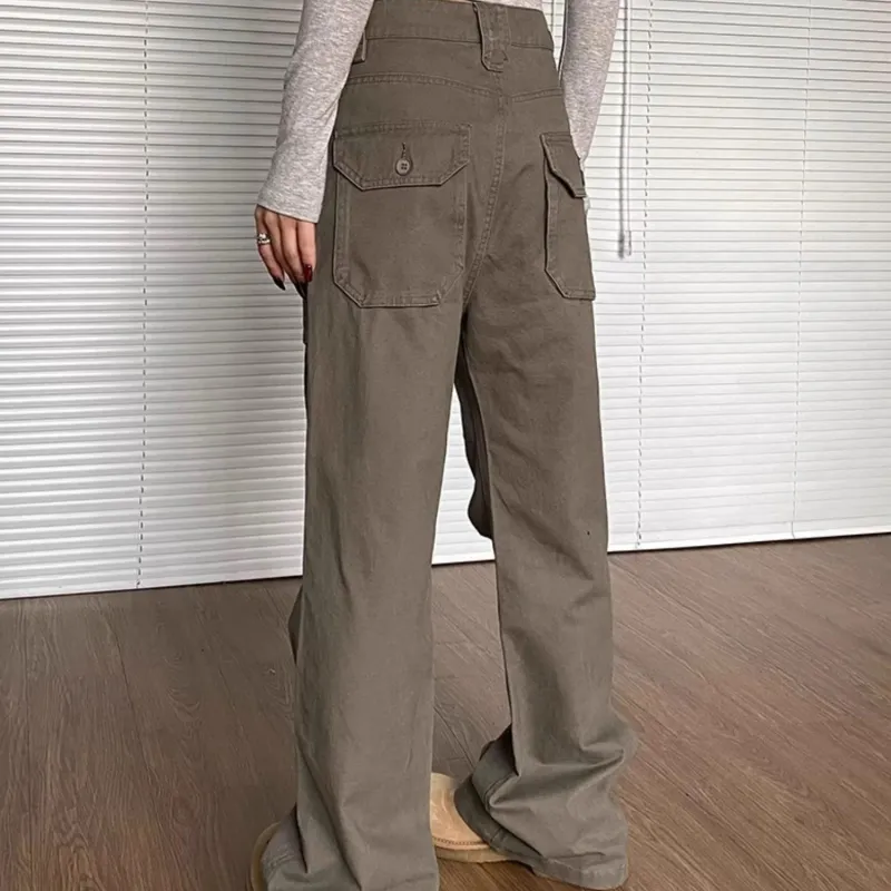 FORCEPULR Casual Pants Unisex Army Green-5