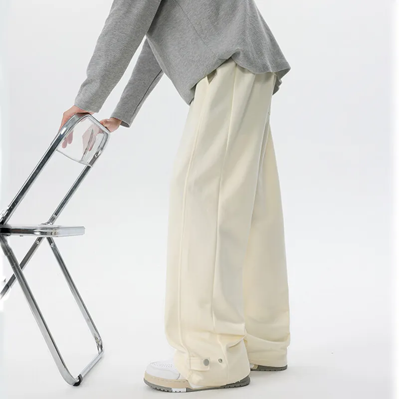 FORCEPULR Casual Pants Unisex Red-9