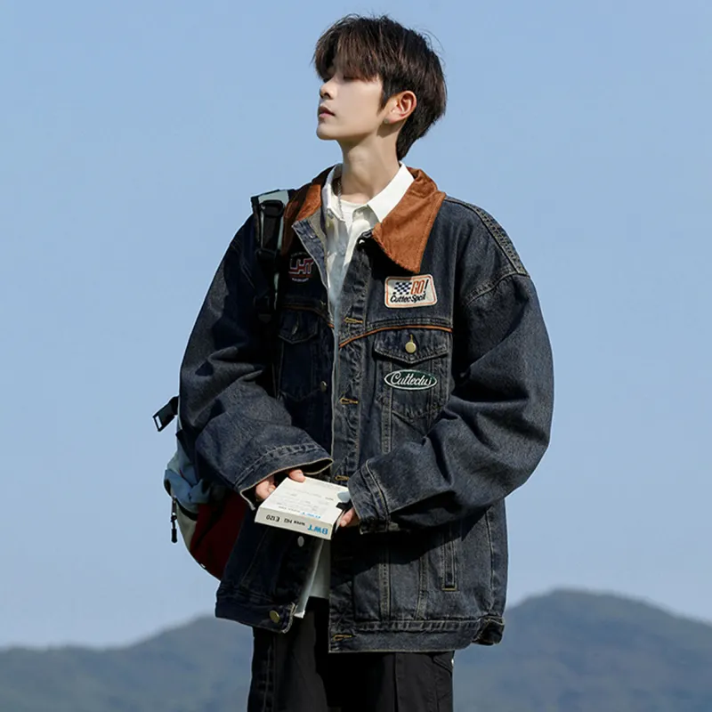 FORCEPULR Denim Jacket Unisex Blue-2