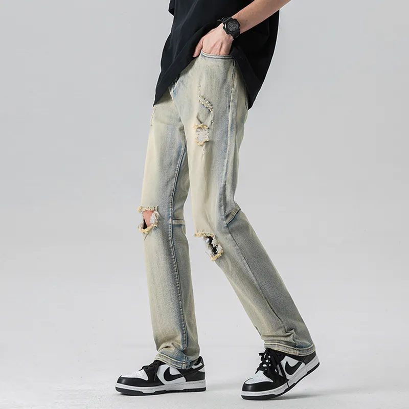 FORCEPULR Jeans Unisex Yellow Mud-3
