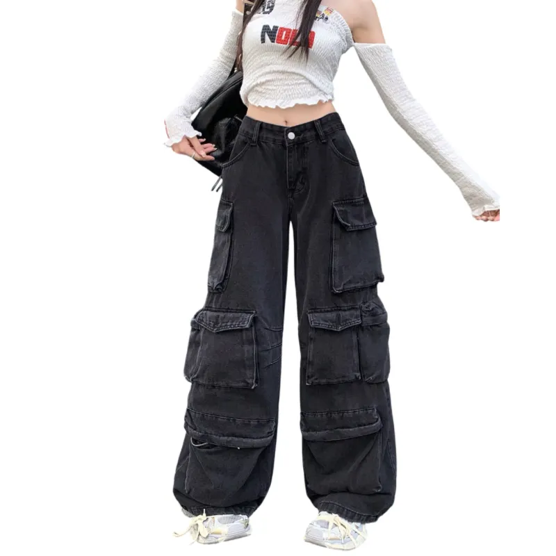 FORCEPULR Jeans Unisex Black-1