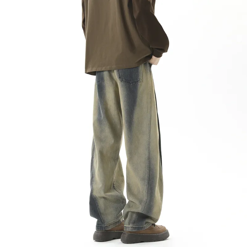 FORCEPULR Jeans Unisex Yellow Mud-3